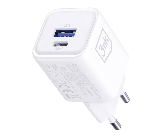 3mk Hyper Charger PD 33W GaN QC4+ PPS AFC FCP SCP 1A1C White - 1517231 - zdjęcie 3